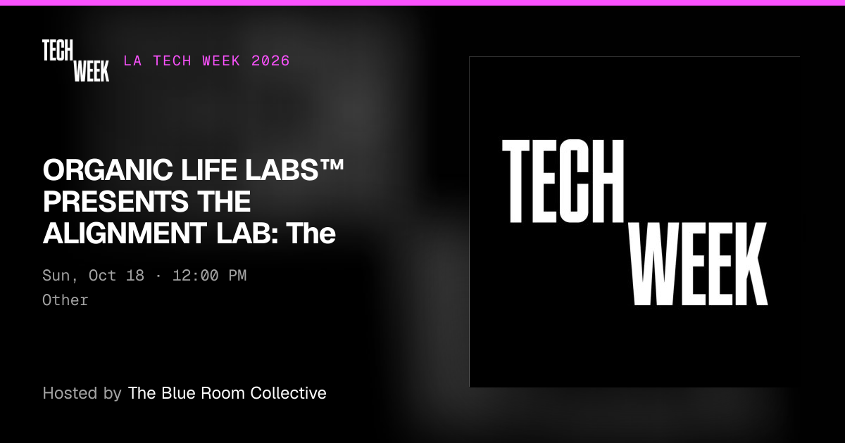 ORGANIC LIFE LABS™ PRESENTS THE ALIGNMENT LAB: The Science of human ...